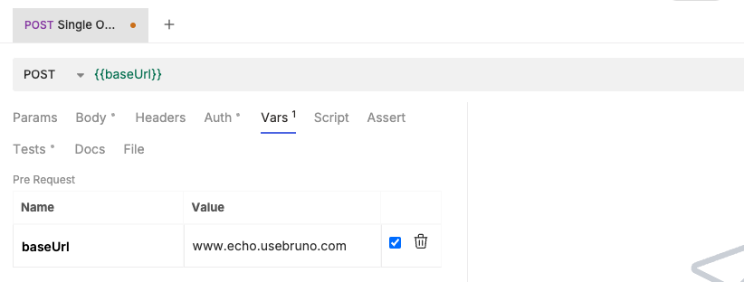 How to Manage Variables in Bruno