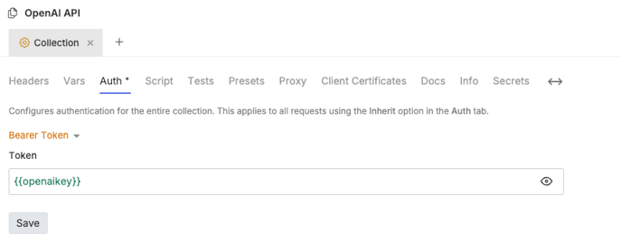 Auth configuration