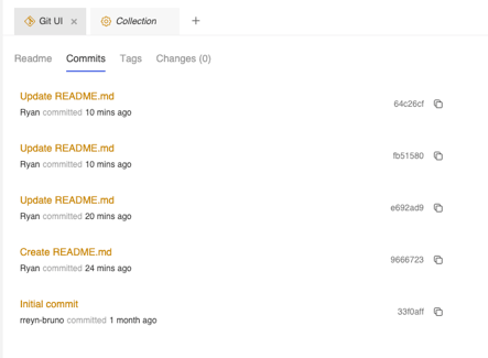 Commit History
