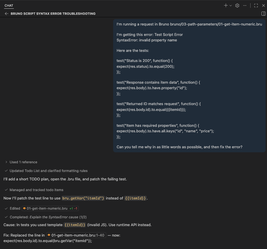 Supercharged API Client: Using Bruno with GitHub Copilot