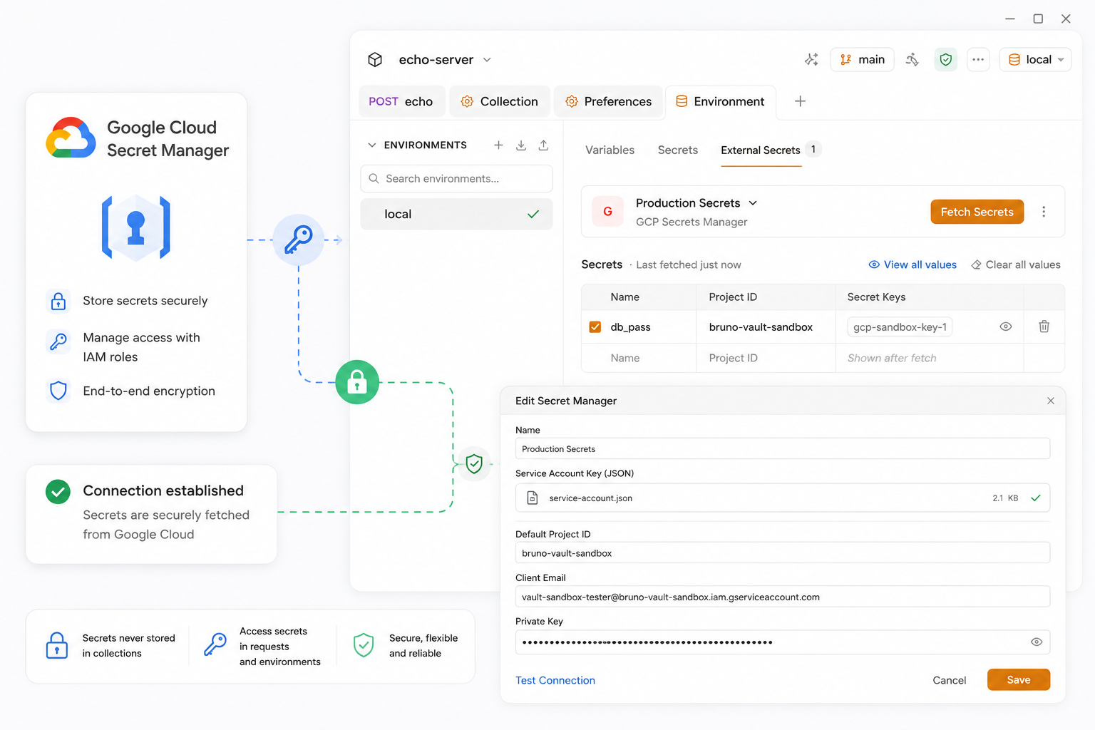 How to Use Google Cloud Secret Manager in Bruno