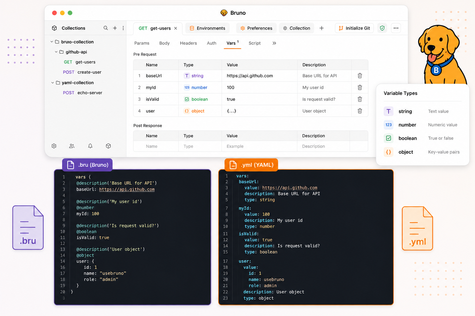 How to Use Variable Types in Bruno v4: A Complete Guide